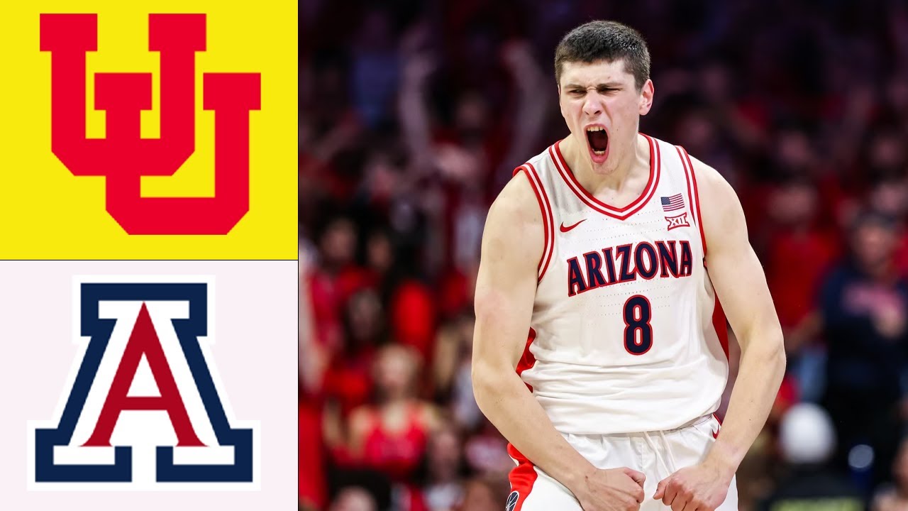 Матч Arizona Wildcats против Utah Utes (полная запись) | Мужской студенческий баскетбол | Студенч...
