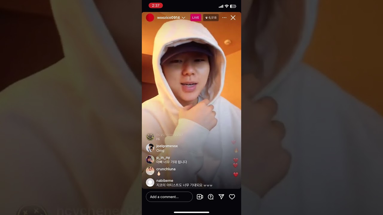 240420 Zico Instagram Live Part 1/2