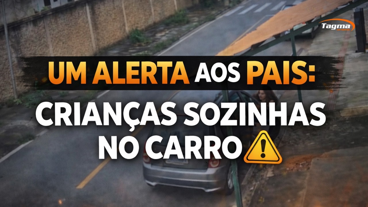 UM ALERTA AOS PAIS: O Risco de Crianças Sozinhas Dentro do Carro