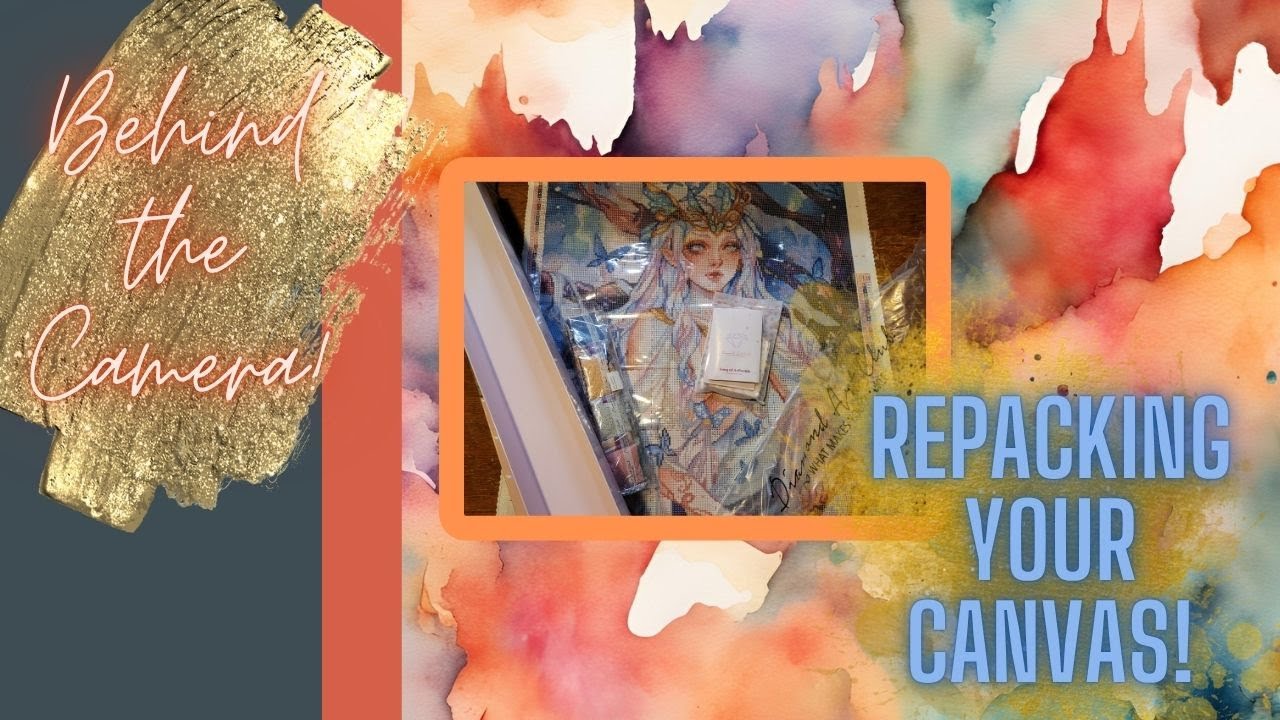 Behind the Camera - How to Repack a Canvas/Contents Back in the Box!