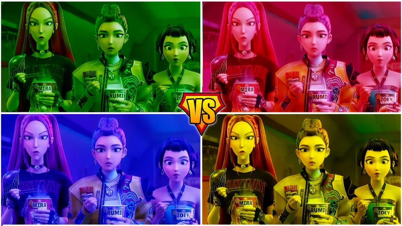 EPIC TILES HOP BATTLE 🌈K-POP DEMON HUNTERS 🎤Tiles Hop EDM Rush 🎼Coffen dance 🎶💃#KpopDemonhunters