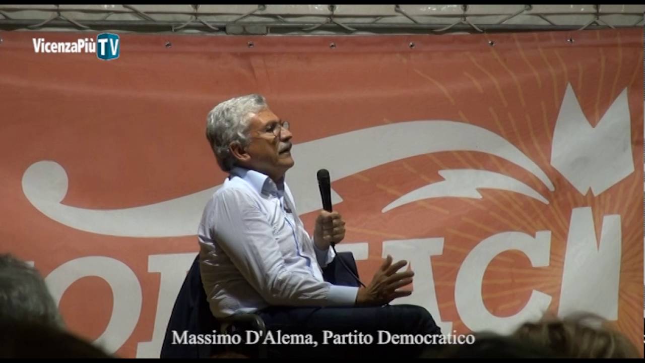 D'Alema irride Renzi bisognava diffidare dall'inizio