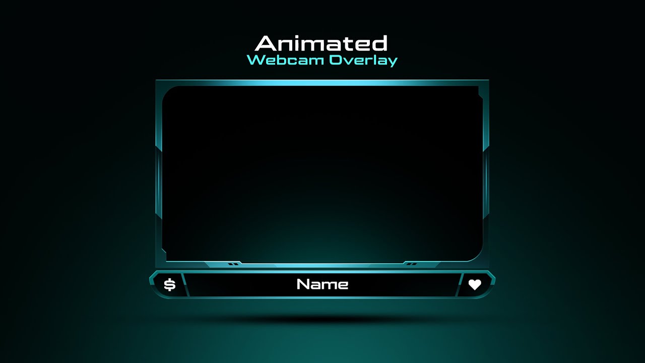 Classy Minimal Webcam Overlay Template For Streamers