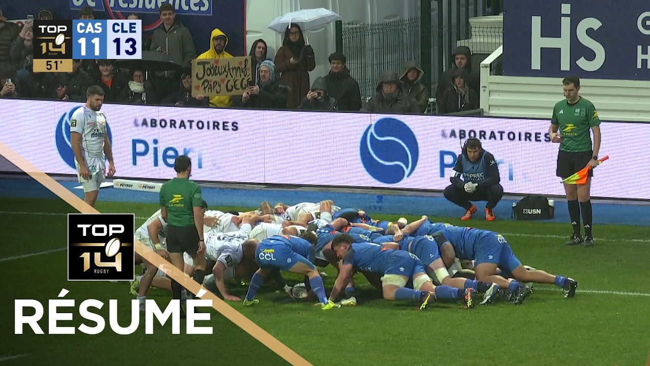 TOP 14 Saison 2025-2026 J16 - Résumé Castres Olympique - ASM Clermont