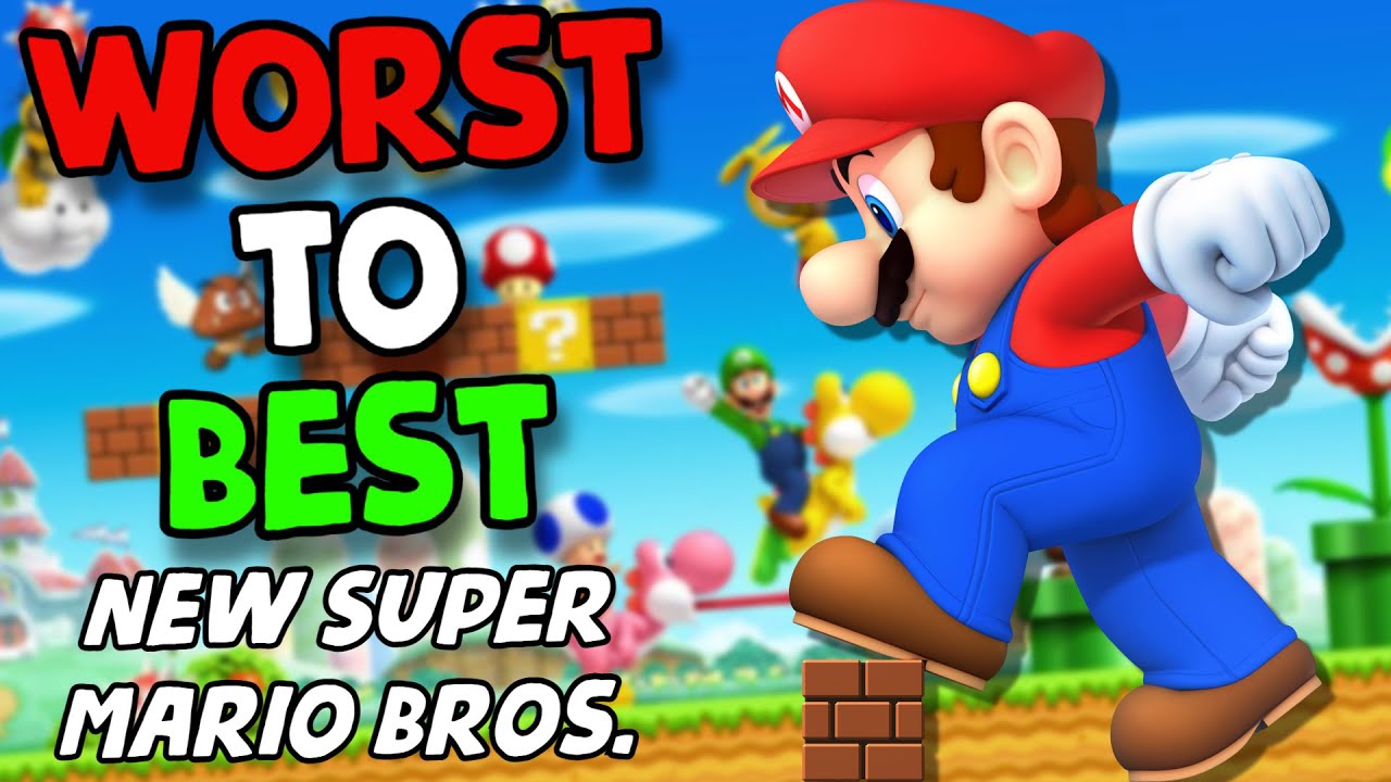 КАЖДАЯ НОВАЯ ИГРА SUPER MARIO BROS. РЕЙТИНГ ОТ ХУДШЕЙ К ЛУЧШЕЙ