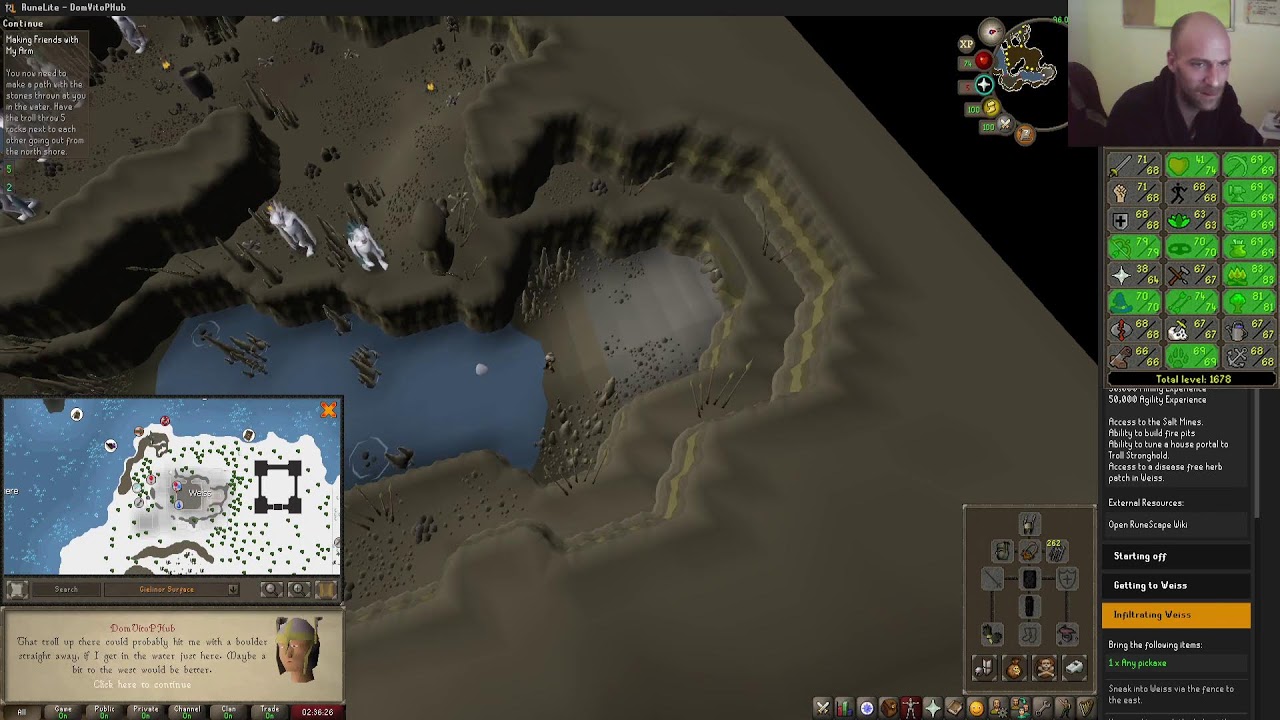 OSRS - The Iron Noob Quest For Base 69! - Triple 69 Incoming! (12/24)