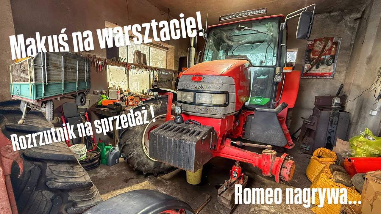 Wszystko i NIC! 🛠️ Rozrzutnik na sprzedaż,Siłownik cieknie , Romeo mnie nagrywa 🚜🚜🔧