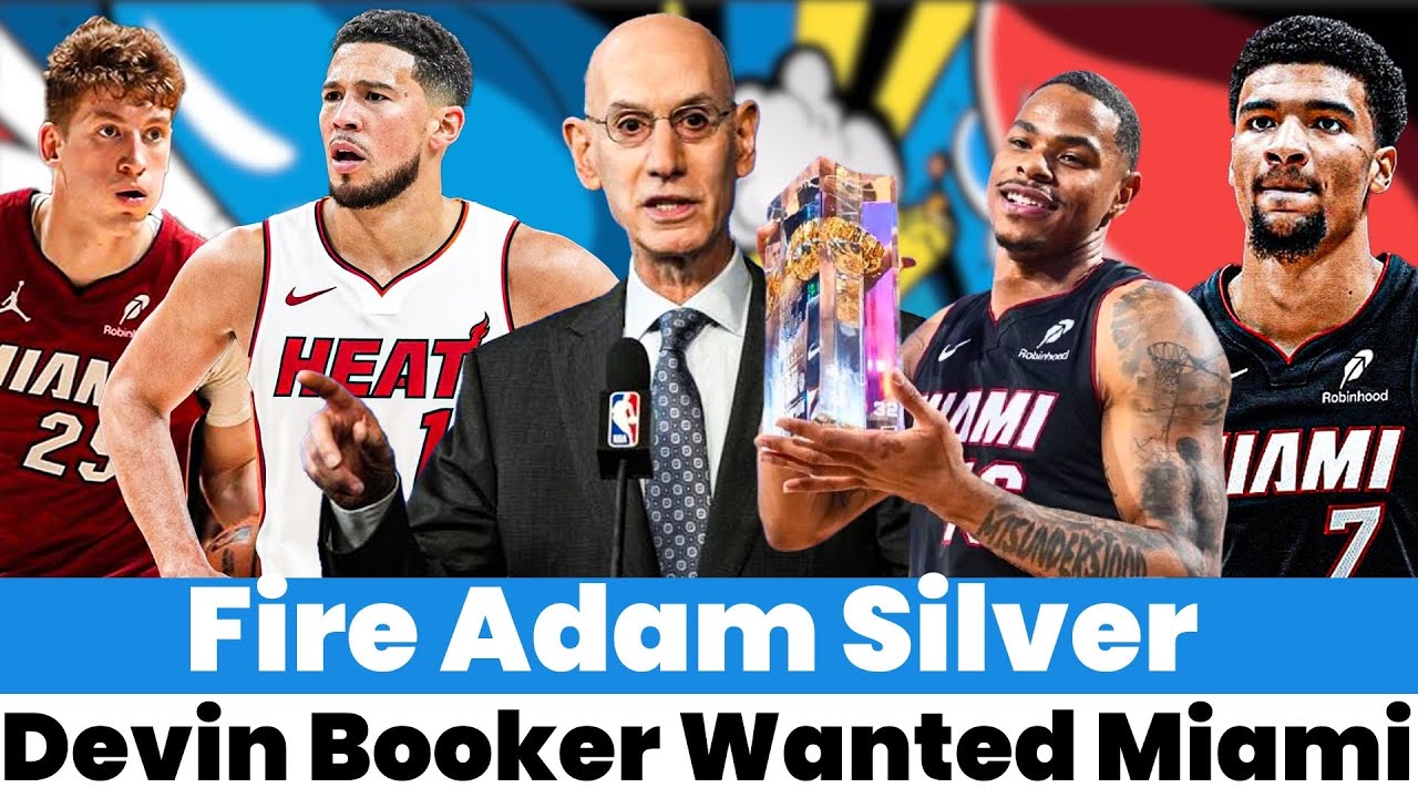 Adam Silver EXPOSED?! Devin Booker WANTED Miami + Heat Young Core is DANGEROUS!