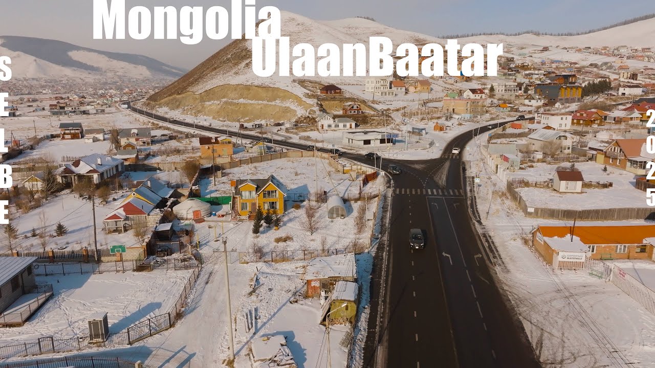2025 | UlaanBaatar | Mongolia | Selbe River | Drone | 4K