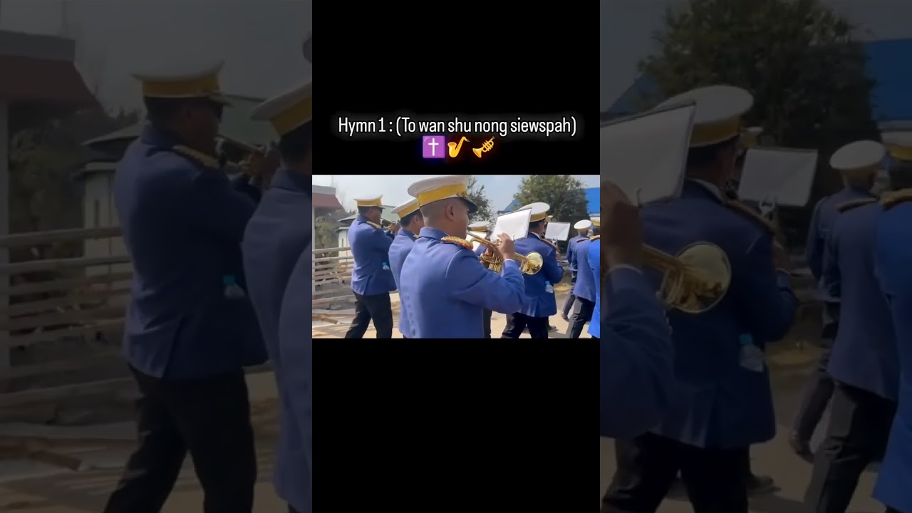 St.peter's brass band Preaching the gospel through hymns and music at Nongthliew parish ✝️