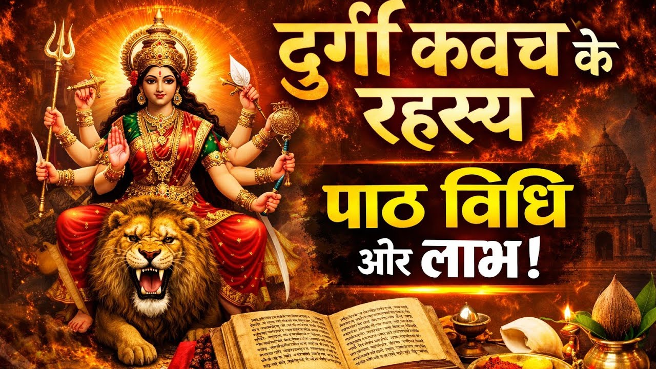 Durga Kavach Ke Rahasya, Path Vidhi Aur Labh | जीवन बदलने वाला पाठ! देवी कवच की गुप्त शक्ति!! 
