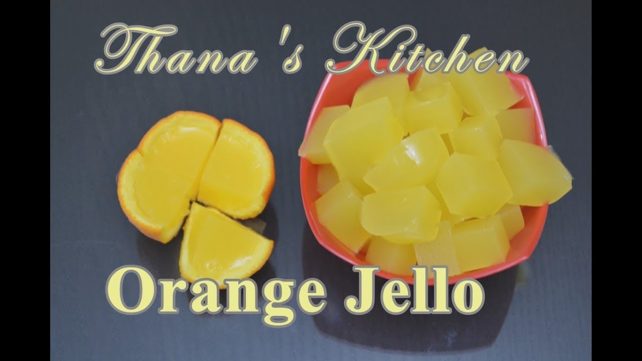 Homemade Orange Jello | Vegan Jello | Easy Fruit-Juice Jello