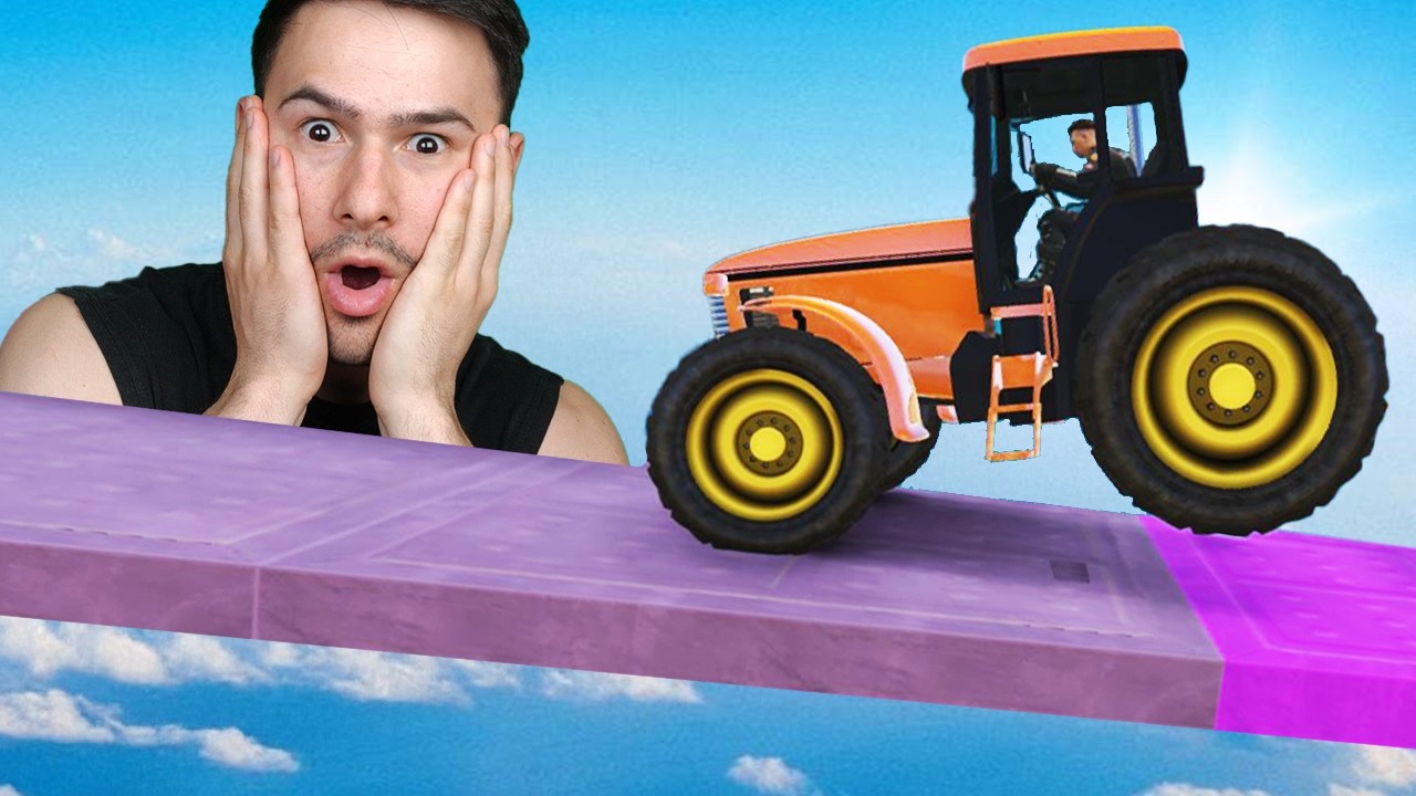 ОТКЧЕНИ ПАРКУРИ С ТРАКТОРИ В GTA 5😂
