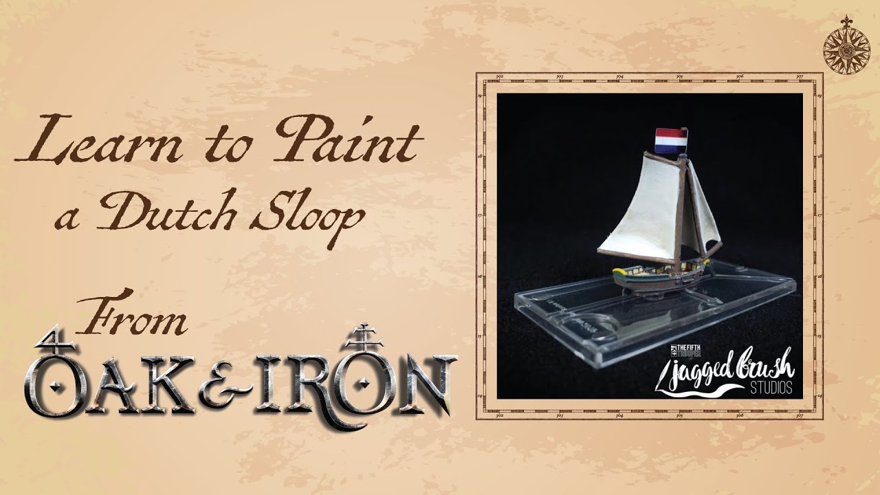 Learn to Paint - Dutch Sloop from Oak & Iron