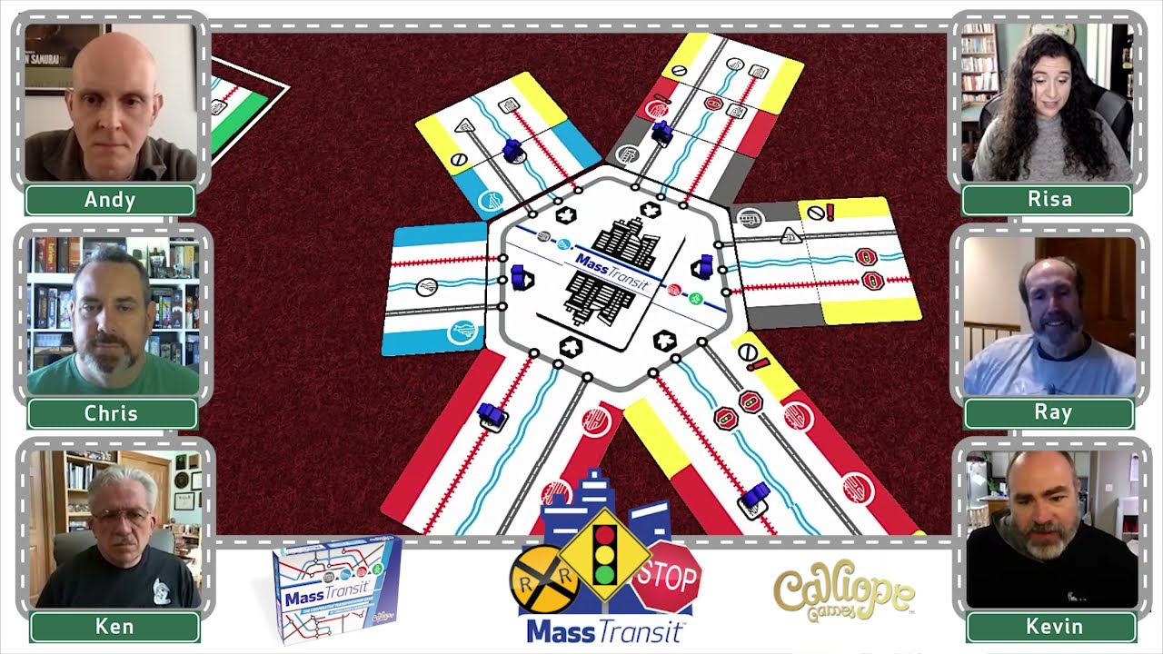 Let's Play Mass Transit with 6 Players!