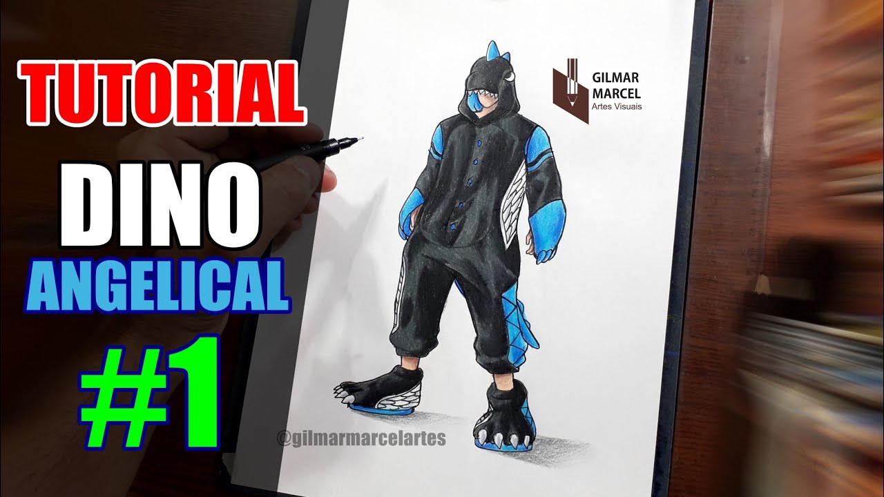 COMO DESENHAR O DINO ANGELICAL - game Free  Fire | Gambar Free  Fire