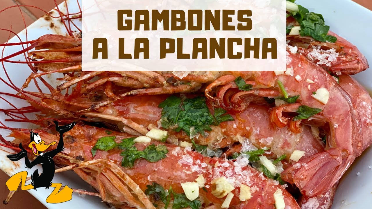 Gambones a la Plancha con Ajo y Perejil 🦐 ¡RECETA CON GAMBONES!