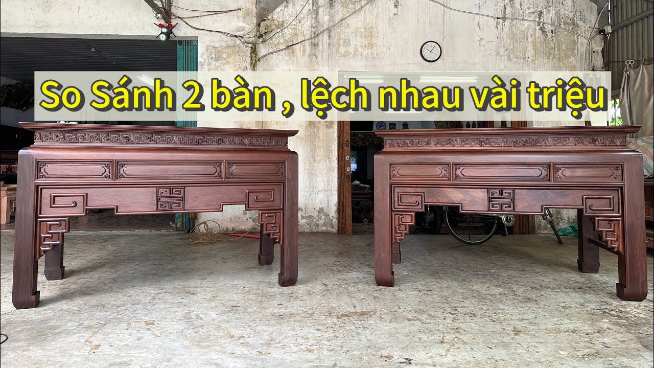 Tại Sao Cùng Một Mẫu Bàn Thờ Gia Tiên Mà Giá Khác Nhau , So Sánh Chi Tiết