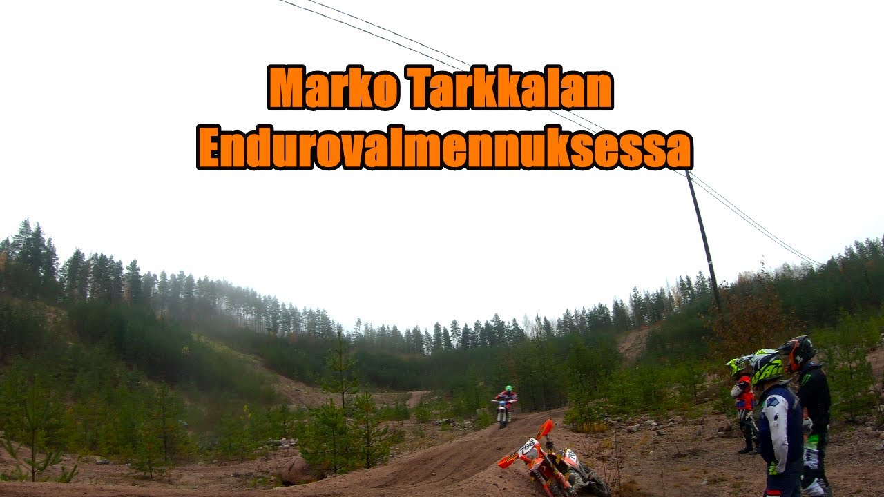 Tarkkalan Enduro valmennuksessa Janakkalassa 25.10.-25