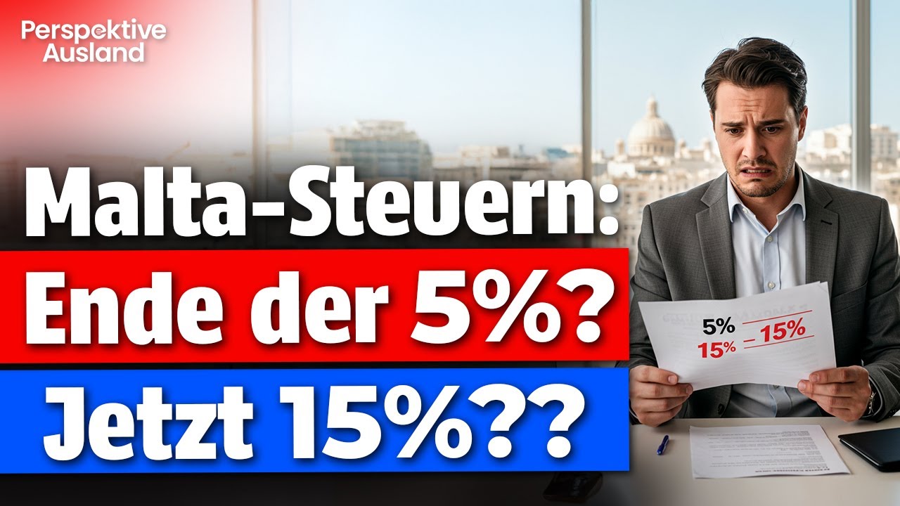 Malta-Schock: Das Ende der 5% Steuern?