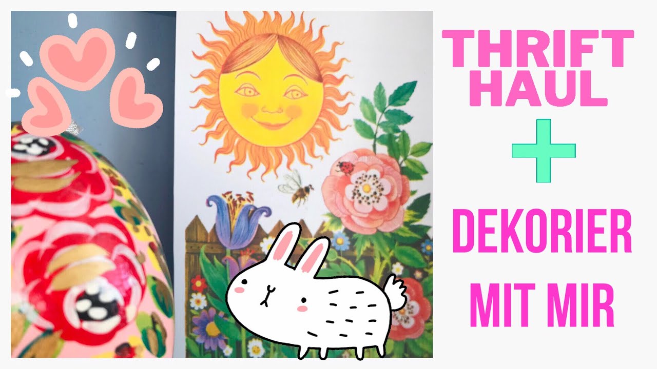 🌷Frühlings Thrift Haul 🌷 Dekorier mit mir für Ostern & Valentinstag 💕