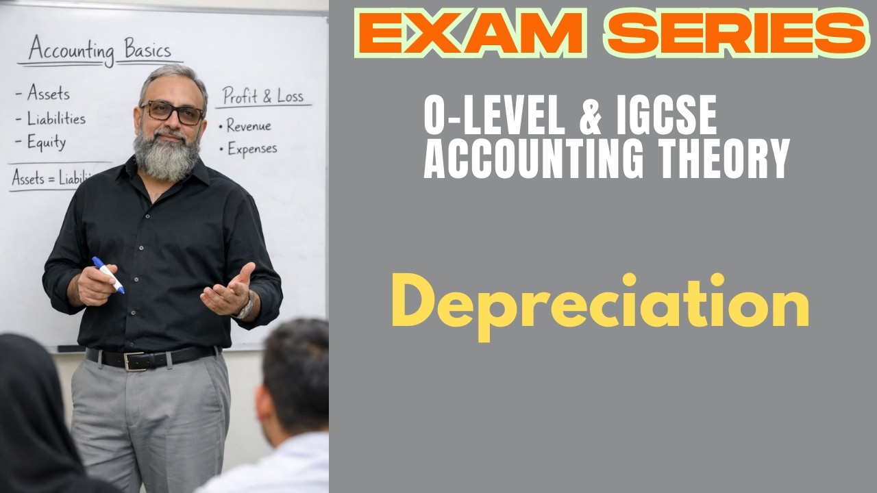 O Level Accounts Exam Theory - Depreciation