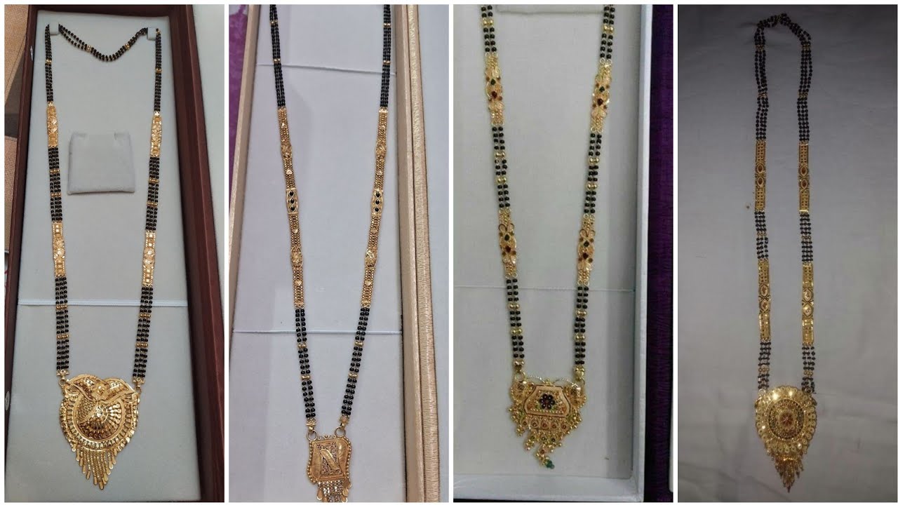 Long mangalsutra designs gold with price || Gold mangalsutra design, Long Mangalsutra Designs