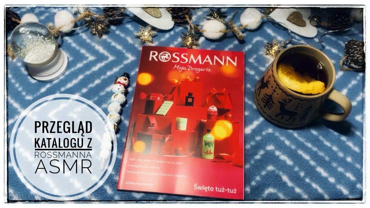 ASMR | Przegląd katalogu świątecznego z Rossmanna 🧴💄🎁