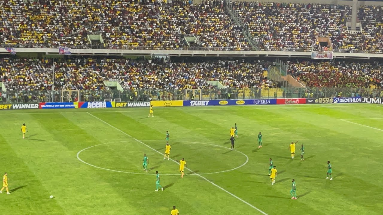 Ghana vs Comoros 2026 World Cup Qualifier Draws Massive Crowd at Accra Sports Stadium! 