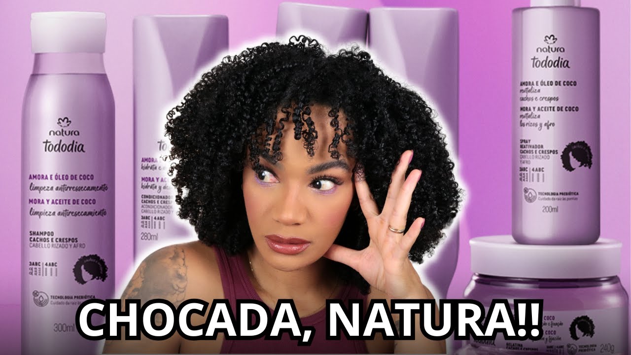 TESTEI LANÇAMENTO NATURA TODODIA CACHOS E CRESPOS • Pattesta