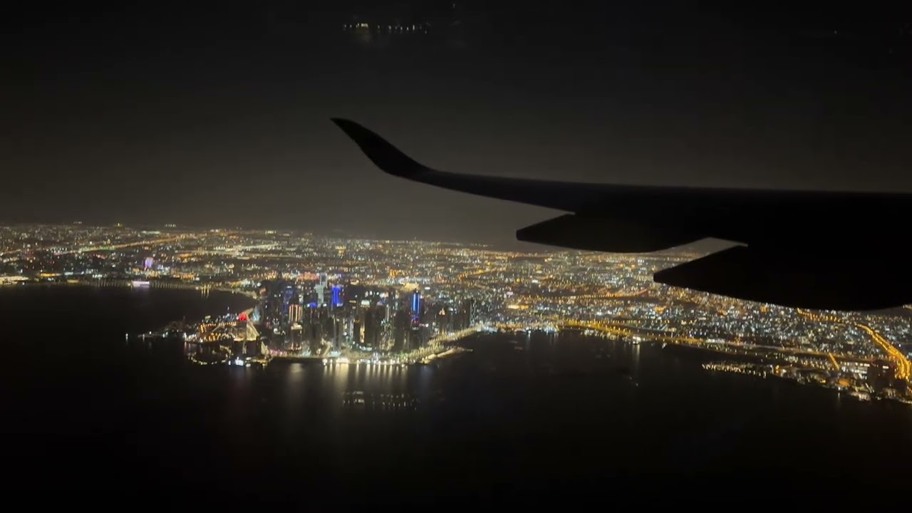 Qatar Airways A350-900 Take off From Hamad International Airport