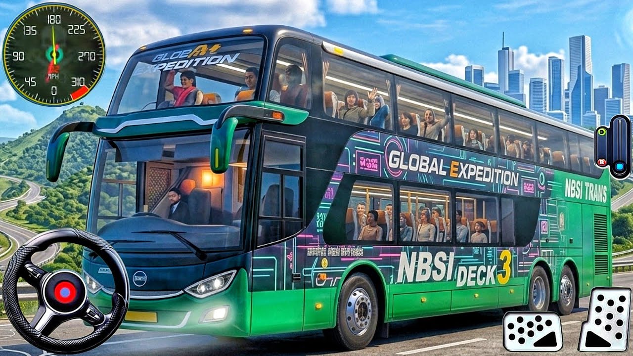 New Bus Simulator 2026: Bus Driving & Passenger Pick-and-Drop Game - Bus Game Android Gameplay