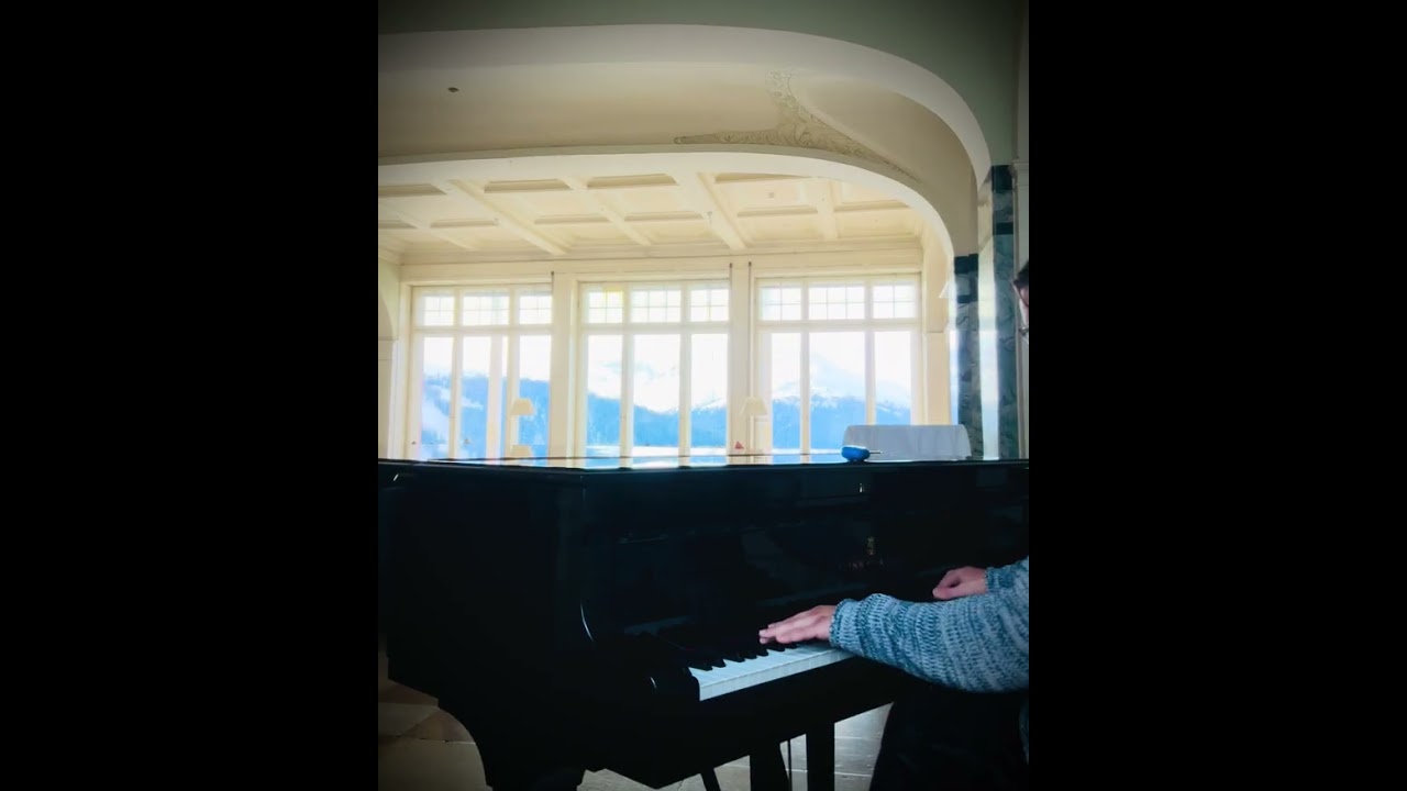 Variations on #Berceuse by #Chopin at #Davos.   Attempt 1: not warmed up