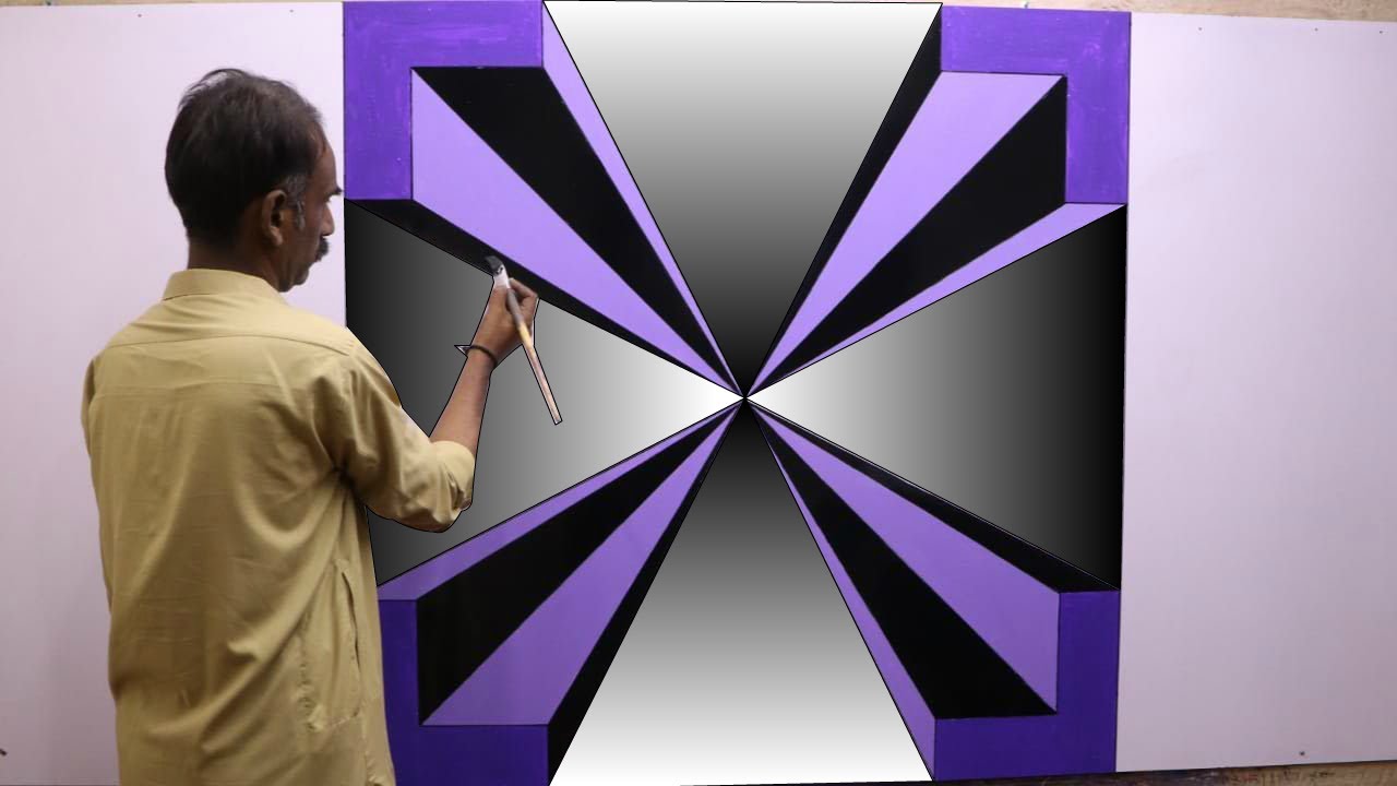3D OPTICAL ILLUSION | GREAT FOR INTERIOR DESIGN | EFFECT 3D