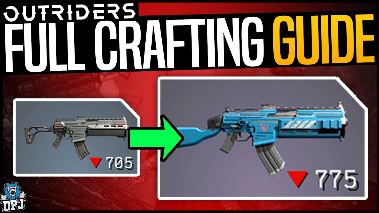 Outriders - COMPLETE GUIDE ON CRAFTING - Weapons & Armor Upgrade Guide - How To Upgrade Gear