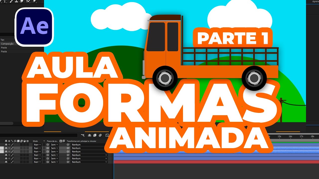 Animação de Cenário no After Effects para INICIANTES | Aula Completa (Parte 1)