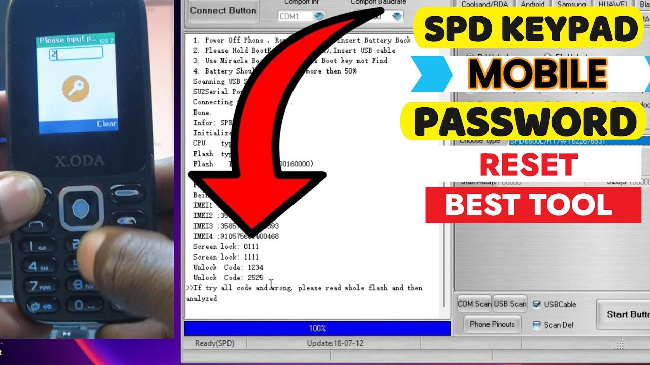 Keypad SPD Mobile Phone Password Reset Best Miracle sprd usb drivers Keypad Mobile Passcode Reset