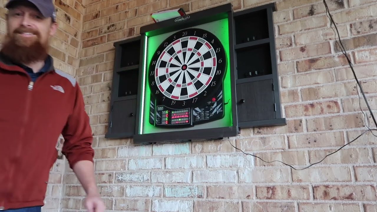 Barrington dart board review and gameplay   HD 1080p
