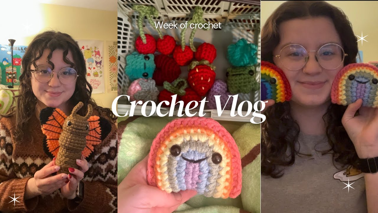 Small business vlog, Week of crocheting, Start market prepping 