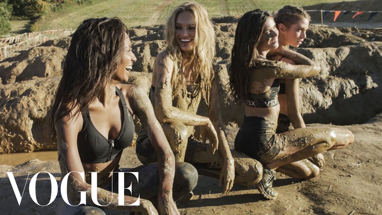 4 Victoria’s Secret Angels Try the Tough Mudder Challenge | Vogue