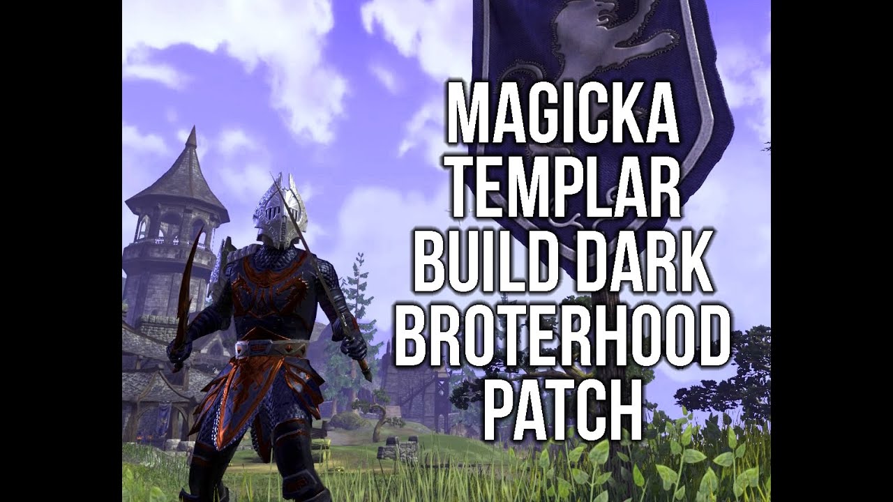 Magicka Templar PvP Build For Dark Brotherhood Patch High Damage + Survivability