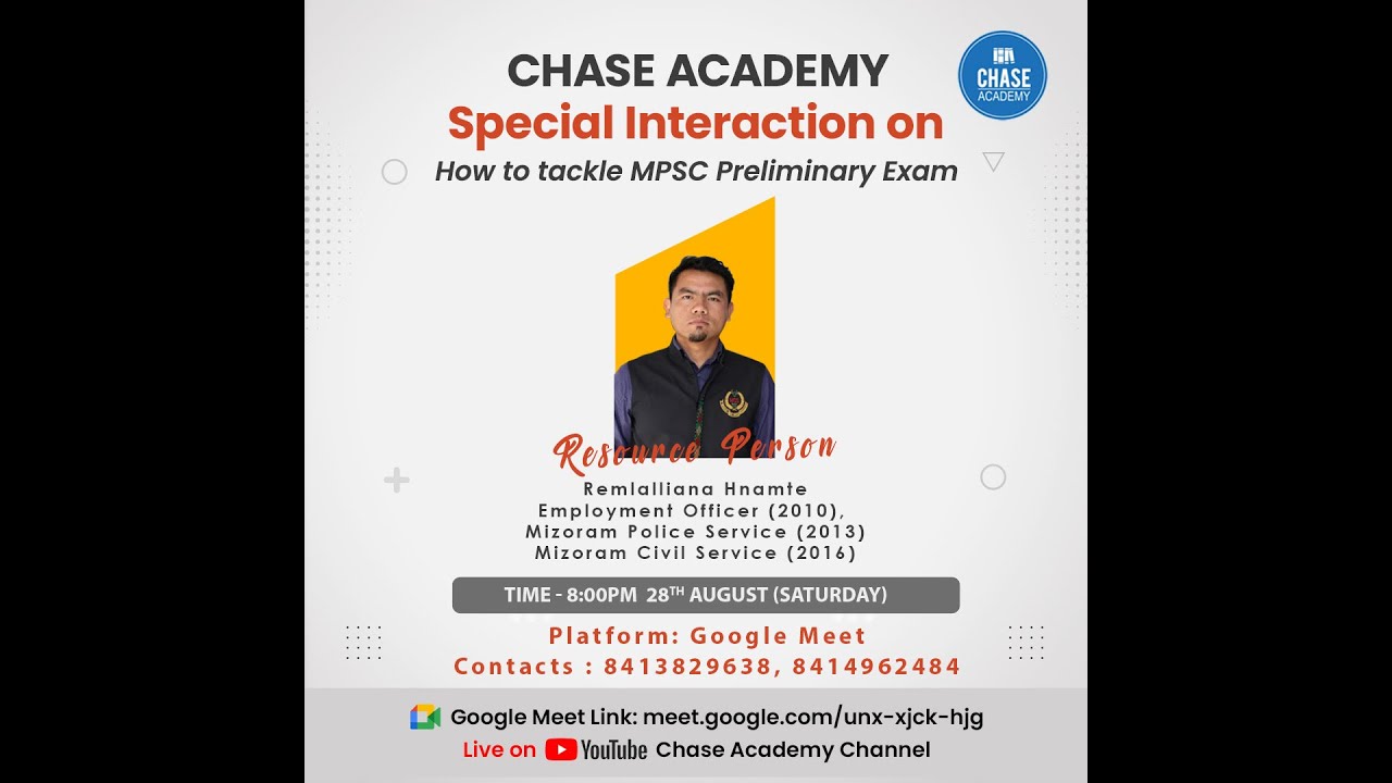 Special Interaction on: How to tackle MPSC Preliminary Exam.