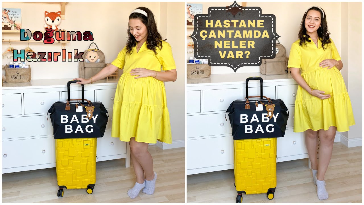 HASTANE ÇANTAMI HAZIRLAYALIM  - DOĞUM ÇANTAMDA NELER VAR ? NELER OLMALI ? DOĞUMA HAZIRLIK 👼🏻
