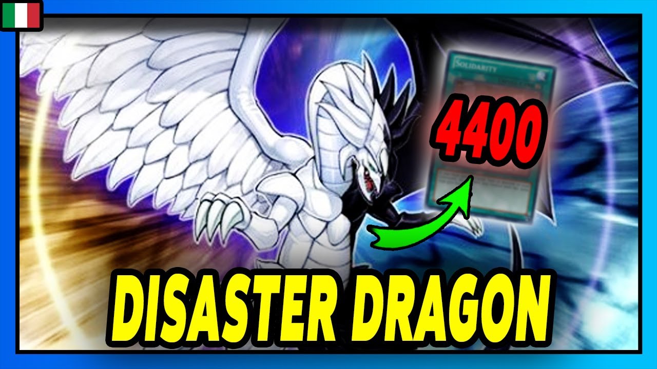 DISASTER DRAGON... ma SOLO Draghi! 🐉 | Edison Format YuGiOh TCG