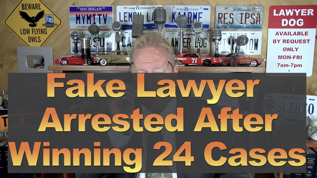 Fake Lawyer Arrested After Winning 24 Cases