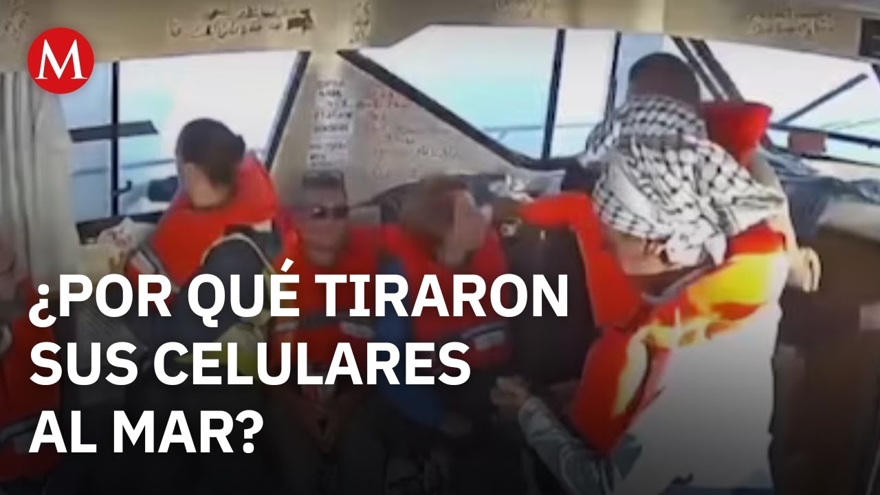 Flotilla Global Sumud difunde video del abordaje de soldados israelíes