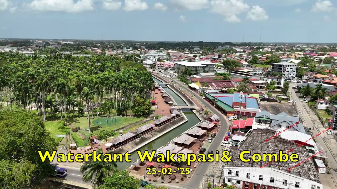 Paramaribo Suriname Waterkant en omgeving Wakapasi