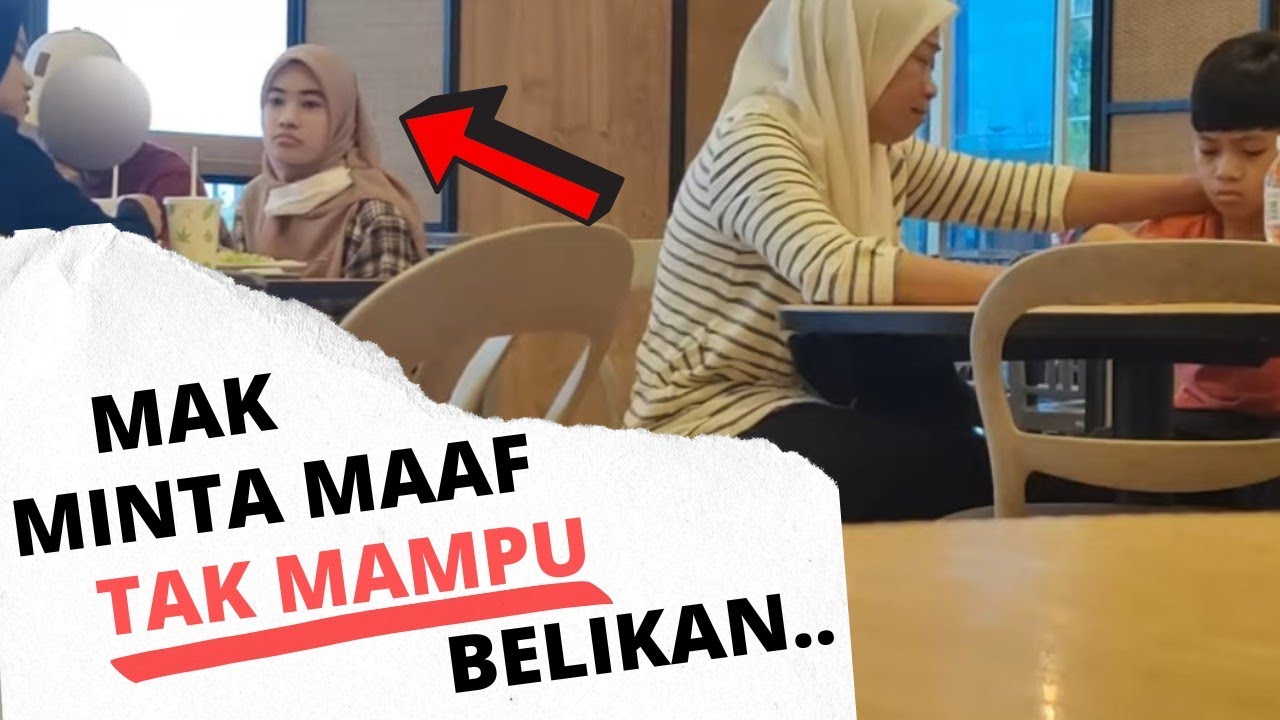 Kecewa Ibu Tak Mampu Belikan Kek Birthday [Eng Sub] | Social Experiment