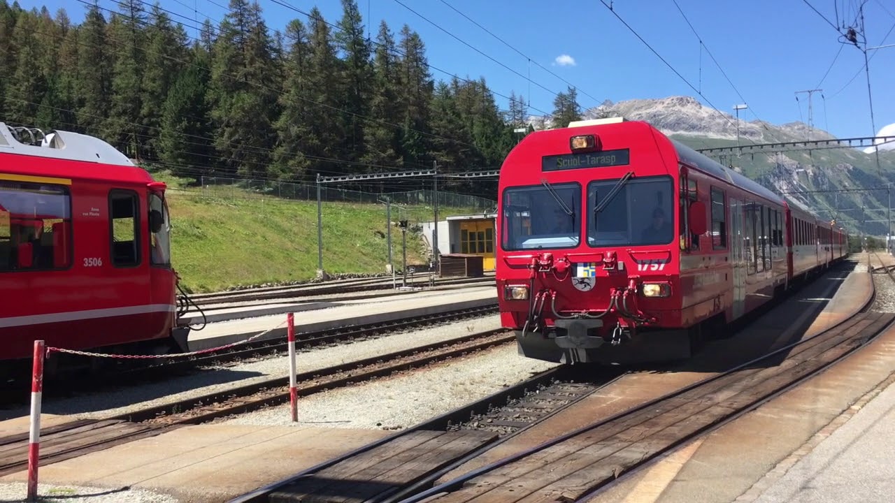 Die Rhätische Bahn im Oberengadin