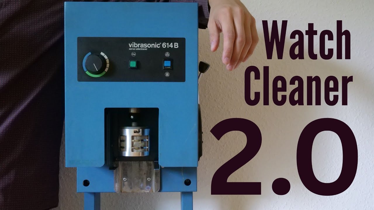 Представляем машину для чистки часов Vibrasonic 614b!